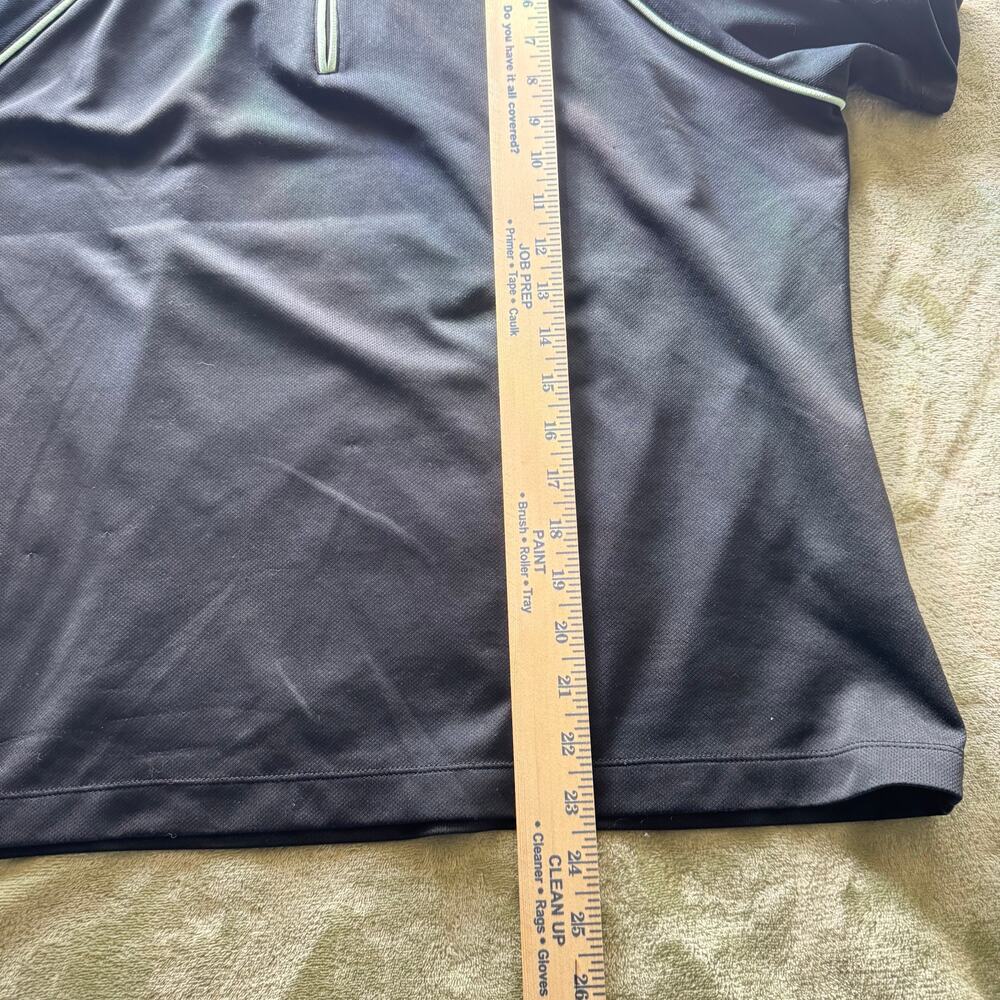 EP Pro Tour Dry Golf Polo Shirt XL 1/4 Zip Performance Raglan Short Sleeve - Picture 9 of 13